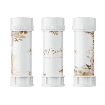 Λαβύρινθος | Προσκλητήρια - Μπομπονιέρες Γάμου & Βάπτισης 8 Ετικέτα σαπουνόφουσκας “Boho”